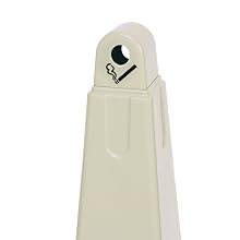 Rubbermaid Commercial FGP25700 Low-Profile Bonnet, 17" Diameter, White