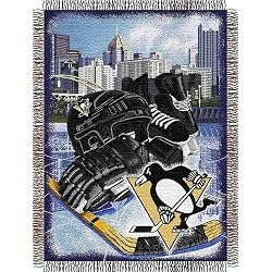 Pittsburgh Penguins NHL Woven Tapestry Throw Blanket (48x60")"