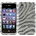 iPhone 4 Diamond Crystal * Sparkling* Snap on Cover + USB Car Charger + Mirror Screen Protector + Wi