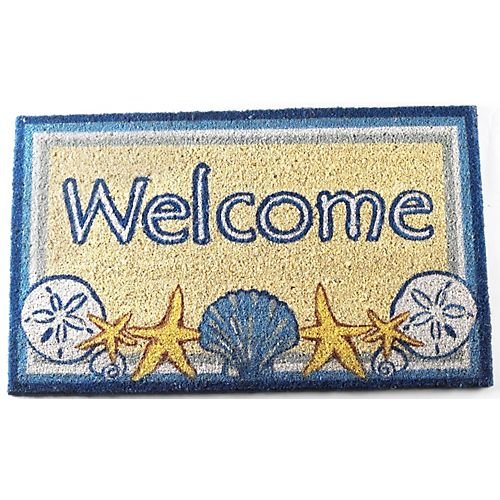 Tropix Shells Outdoor Welcome Mat