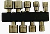 Best Way Tools 39522 1/4" Drive 9-Piece Metric Nutsetter Set