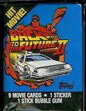Topps Back To The Future Part II Hit Movie Trading Card Pack - 9 cards per pack plus 1 sticker