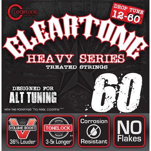 Cleartone Electric .012-.060 Drop C Strings