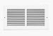 Tools & Hardware : American Metal #375W14X6 14x6 Base Return Grille