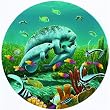 Manatee Moments 1000pc Jigsaw Puzzle by Charles Lynn Bragg