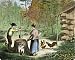 Mouse Mats of Settlers plumping mill for grinding corn from North Wind Picture Archives