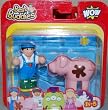 WOW Toys Best Buddies Pink Pig with Blue Farmer 2 pieces