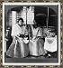 Stereoview (S): School girls in native dress upper garment made of hemp gauze Philippine Islands