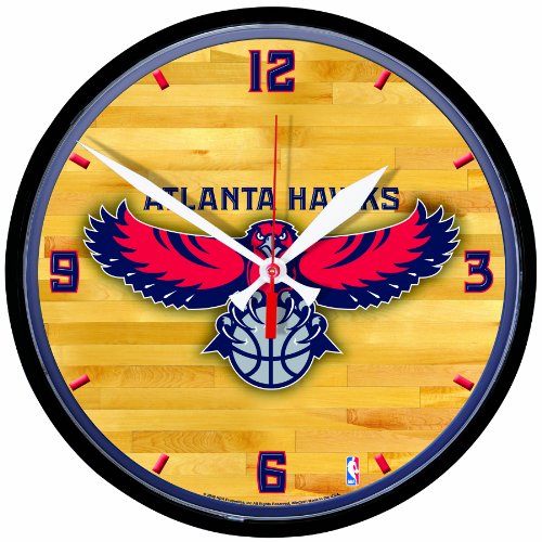 NBA Atlanta Hawks Round Clock