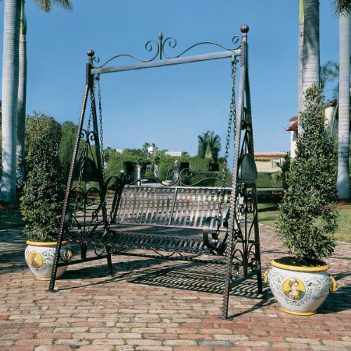 Design Toscano FZ4016 Rockaway Garden Swing