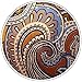 KH6 SHLAX&WING Mens Pocket Square Paisley Orange Handkerchieves Silk Hanky
