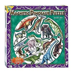 Nova Design Group Magnetic Dinosaur 15 Piece Puzzle