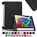 Fintie Lenovo Yoga Tablet 2 8 Folio Case Cover with Auto Sleep/Wake Feature for Lenovo Yoga Tablet 2 8-Inch Tablet, Black
