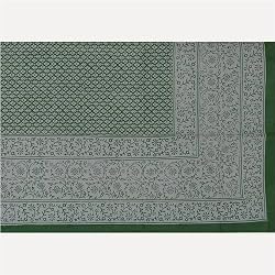 Designer Bed Sheet Block Print In Cotton Twin Size