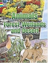 Animals of the Forest, Wetlands and Desert (Dover Pictorial Archives)