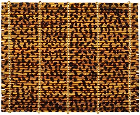 Wood Placemats Bamboo Look Placemats Rattan Look Hard Placemats 14" x 18"