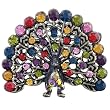 Swarovski Crystal Peacock Spreads Tail Brooches And Pins For Women