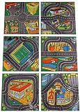 ROADWAY PLAYSQUARES II (Set of 6) - cleverly designed to fit together in any direction for multiple layouts!
