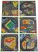 ROADWAY PLAYSQUARES II (Set of 6) - cleverly designed to fit together in any direction for multiple layouts!
