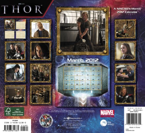 2012 Thor Wall Calendar