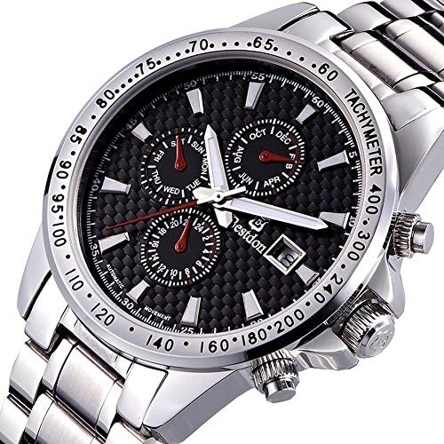 Bestdon Swiss Men's Watch Automatic Mechanical Noctilucence Dial Pointer Sports Multifunction