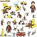 RoomMates RMK1037SCS Curious George Peel and Stick Wall Decals