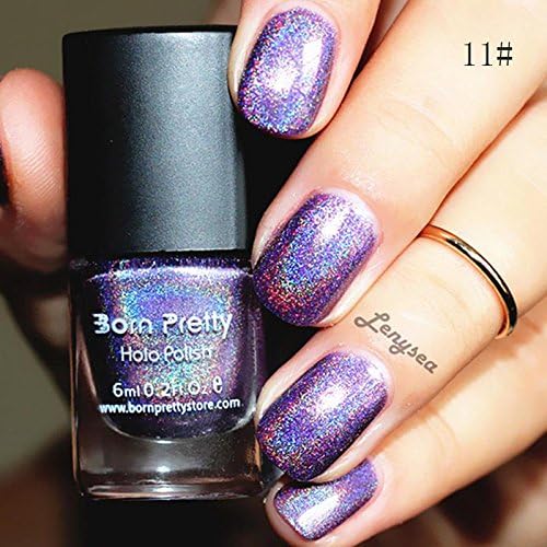 PrimeKey 6ml Hologram nail polish Polish Varnish Hologram Effect 12 Color 11#