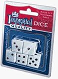 Patch #1454 Imperial 5PK White Dice