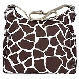 Designer Cocoa Giraffe Print Hobo Diaper Bag Purse Tote