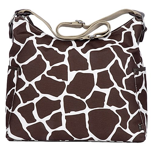 Designer Cocoa Giraffe Print Purse Tote