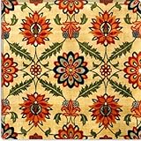 Velvet Silk Carpet from Indian Mughal Empire Giclee Canvas Art Print #9057 37