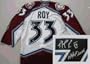 All About Autographs Aaa-76061 Patrick Roy Colorado Avlanche NHL Hand Signed Authentic Reebok White Jersey