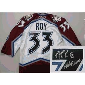 Buy Patrick Roy Colorado Avlanche NHL Hand Signed Authentic Reebok White Jersey