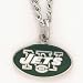 New York Jets Chain Necklace with NFL Team Logo Pendant