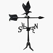 Whitehall Prod. WV3-A-50SR-BKND Eagle Weathervane