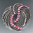 Valentines Day Jewelry Victorian Corsage Flower Brooches & Pins