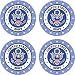 Set of Four Army Occasion Coasters Style - V250