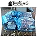 ToughBag 33 Gallon Trash Bags, Blue Recycling Bag, 33 x 39” Garbage Bags (100 COUNT/BLUE) – Outdoor Industrial Garbage Can Liner for Custodians, Landscapers, Lawn Bags - Made In USA