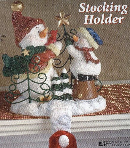 Giftco-Christmas Stocking Holder-Snowman Design