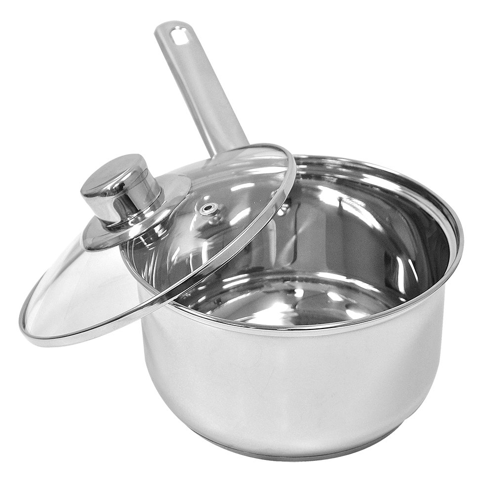Ecolution Pure Intentions Stainless Steel 2Quart Saucepan with Glass Lid , New, eBay