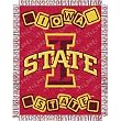 Iowa State Cyclones NCAA Triple Woven Jacquard Throw (044 Series) (36x46")"