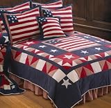 Let Freedom Ring Queen Ruffle Bed Skirt