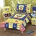 SPONGEBOB SQUAREPANTS 4 PIECE TODDLER BEDDING BED SET QUILTED BEDSPREAD SHEET PILLOW CASE