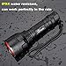 CVLIFE Tactical LED Flashlight Outdoor Waterproof Light Torch with 5 Modes with One 18650 Rechargeable Battery and a Charger