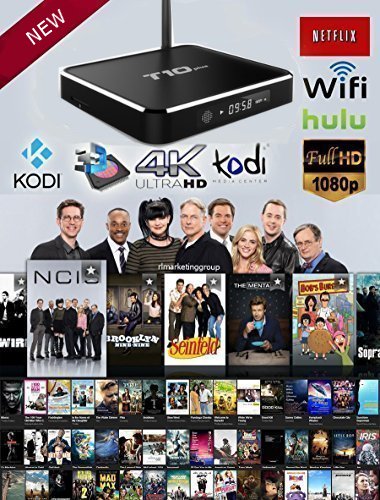Ready to Watch T10 PLUS S905 Q Quad/Octo Core XBMC/Kodi Android TV Box [2GB/16GB/4K]