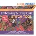 Judith Baker Montano's Embroidery & Crazy Quilt Stitch Tool: 180+ Stitches & Combinations - Tips for Needles, Thread, Ribbon, Fabric - Left- & Right-Handed Illustrations