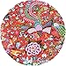 Hartmaze Wooden Jigsaw Puzzles-Hundred Birds Paying Homage to The Phoenix 253 Truly Unique Piece Round Shape Best Choice for Adults and 10 Ages up Kids