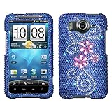 Rhinestones Protector Case for HTC Inspire 4G, Juicy Full Diamond