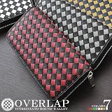 [OVERRAP]メッシュ・ラウンド長財布イントレチャート 全7色