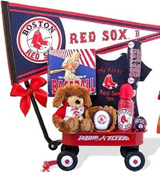 Boston Red Sox Baseball Radio Flyer Baby Wagon by Kara Nessian
